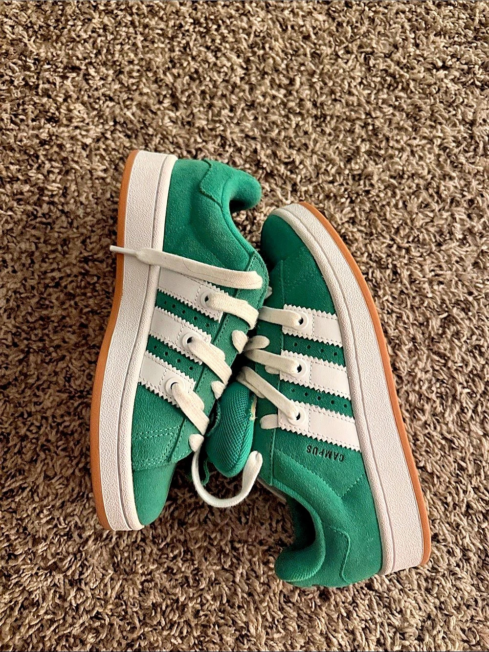 adidas Campus 00s Dark Green Cloud White Sneakers